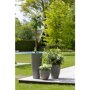 Pottery Pots Stone Jesslyn ronde plantenbak Dioriet Grey buiten